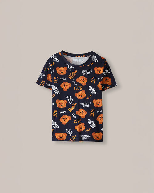 Playera Manga Corta Osos